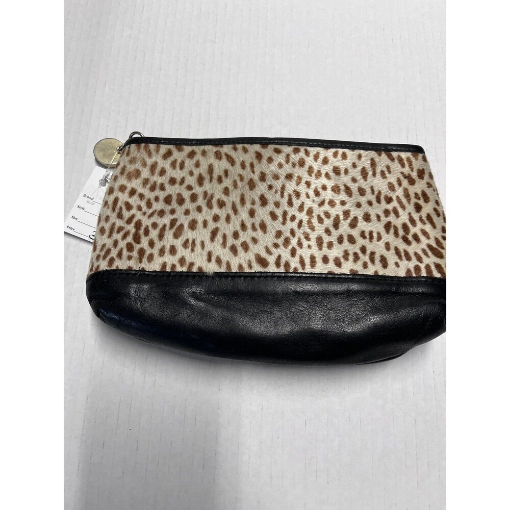 Park Avenue Women's Cosmetic Bag Animal Print Calf Hair